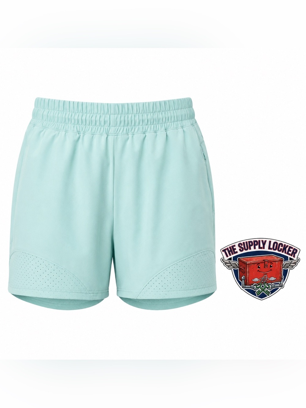 CALIA Run Collection Mid-Rise Infinity Shorts Womens L Mint NWT 3” Inseam